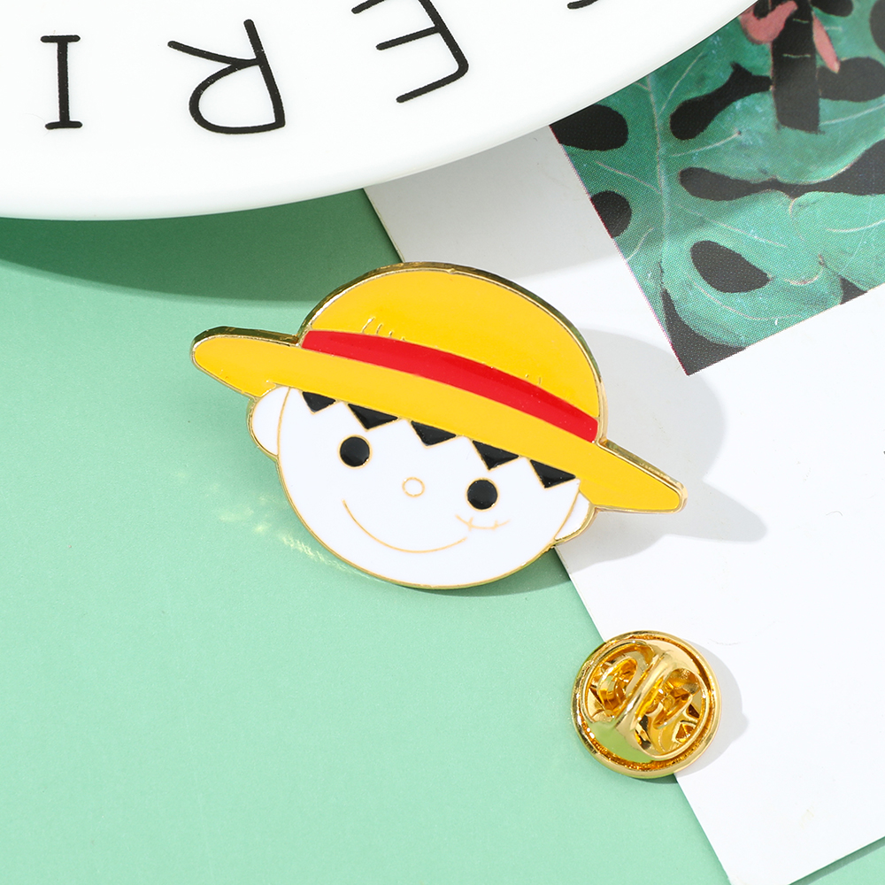 One Piece Brooch Anime Cartoon - đánh giá và giá Embroidery Illustration