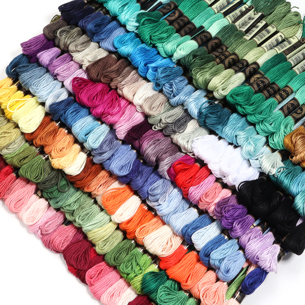 6Pcs/Lot Multicolor Polyester  - đánh giá và giá Embroidery Kit Set