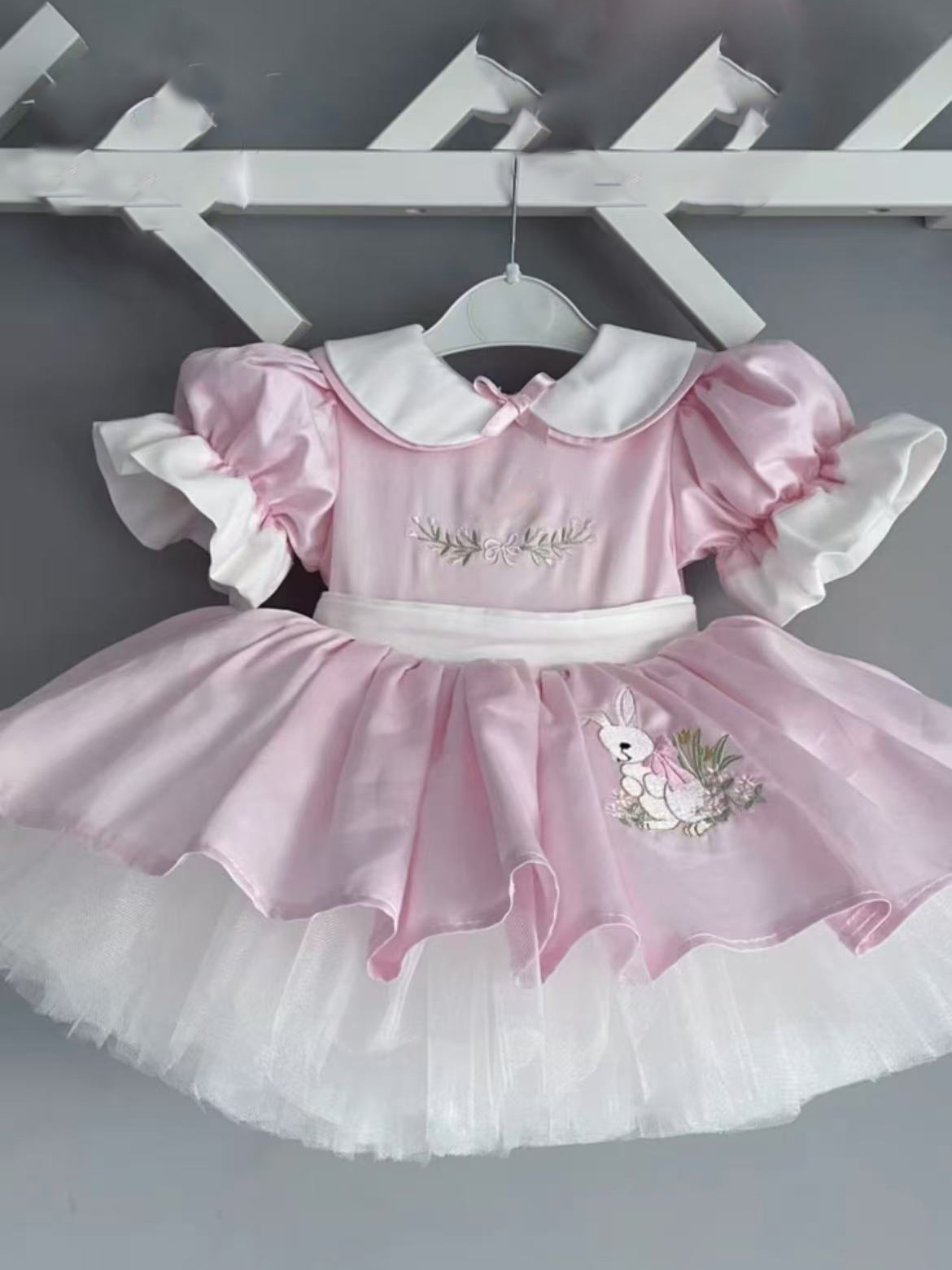 0-12Y Baby Girl Summer Rabbit  - đánh giá và giá Embroidery Rabbit