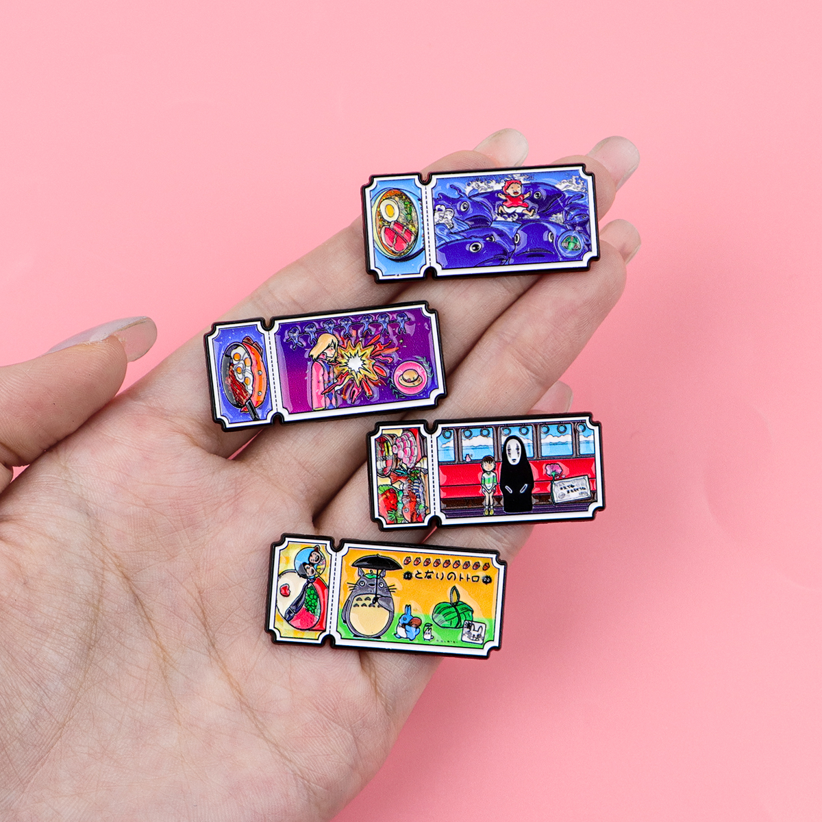 Anime Movie Enamel Pin Cartoon - đánh giá và giá Embroidery Illustration