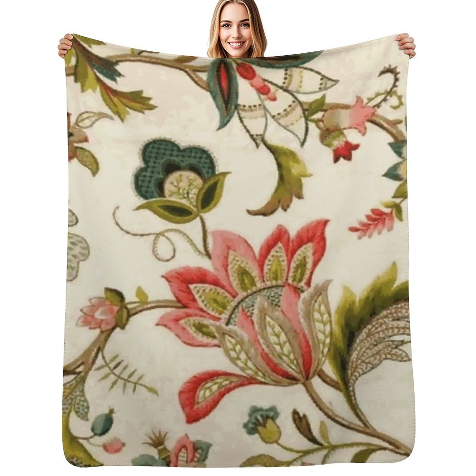 Jacobean Floral Crewel Embroid - đánh giá và giá Embroidery Vector