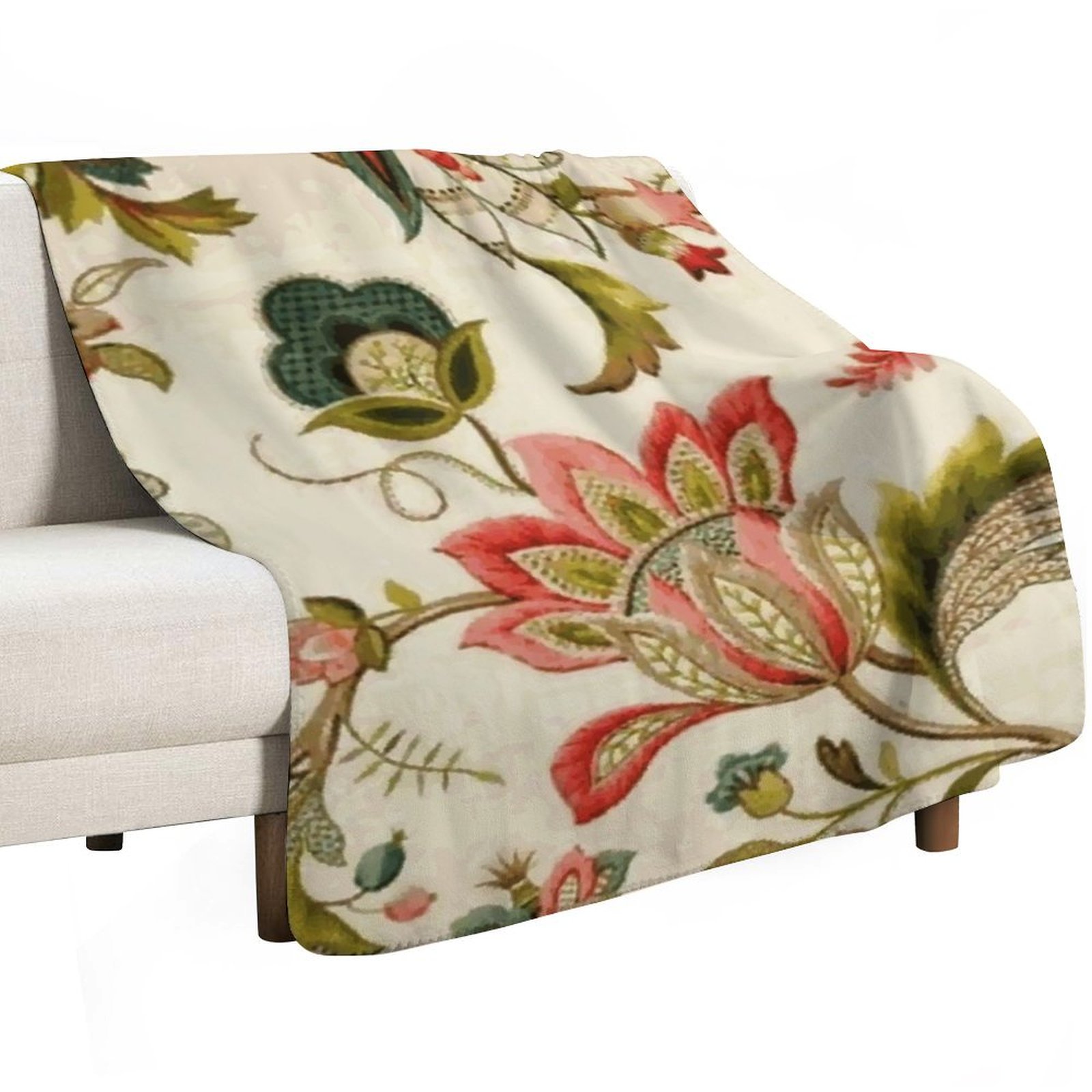 Jacobean Floral Crewel Embroid - đánh giá và giá Embroidery Vector
