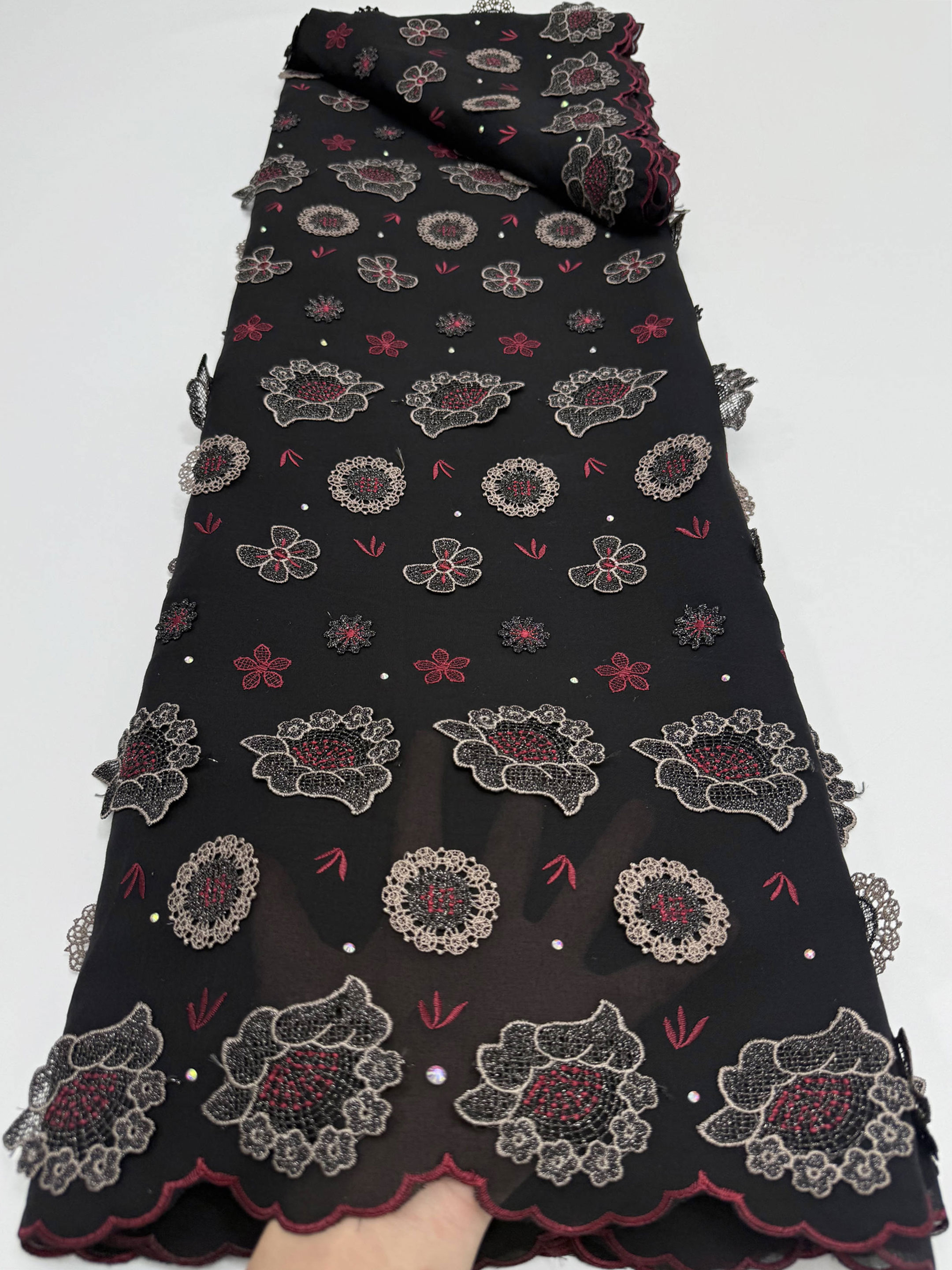 High-Quality African Swiss Voi - đánh giá và giá Embroidery Abaya