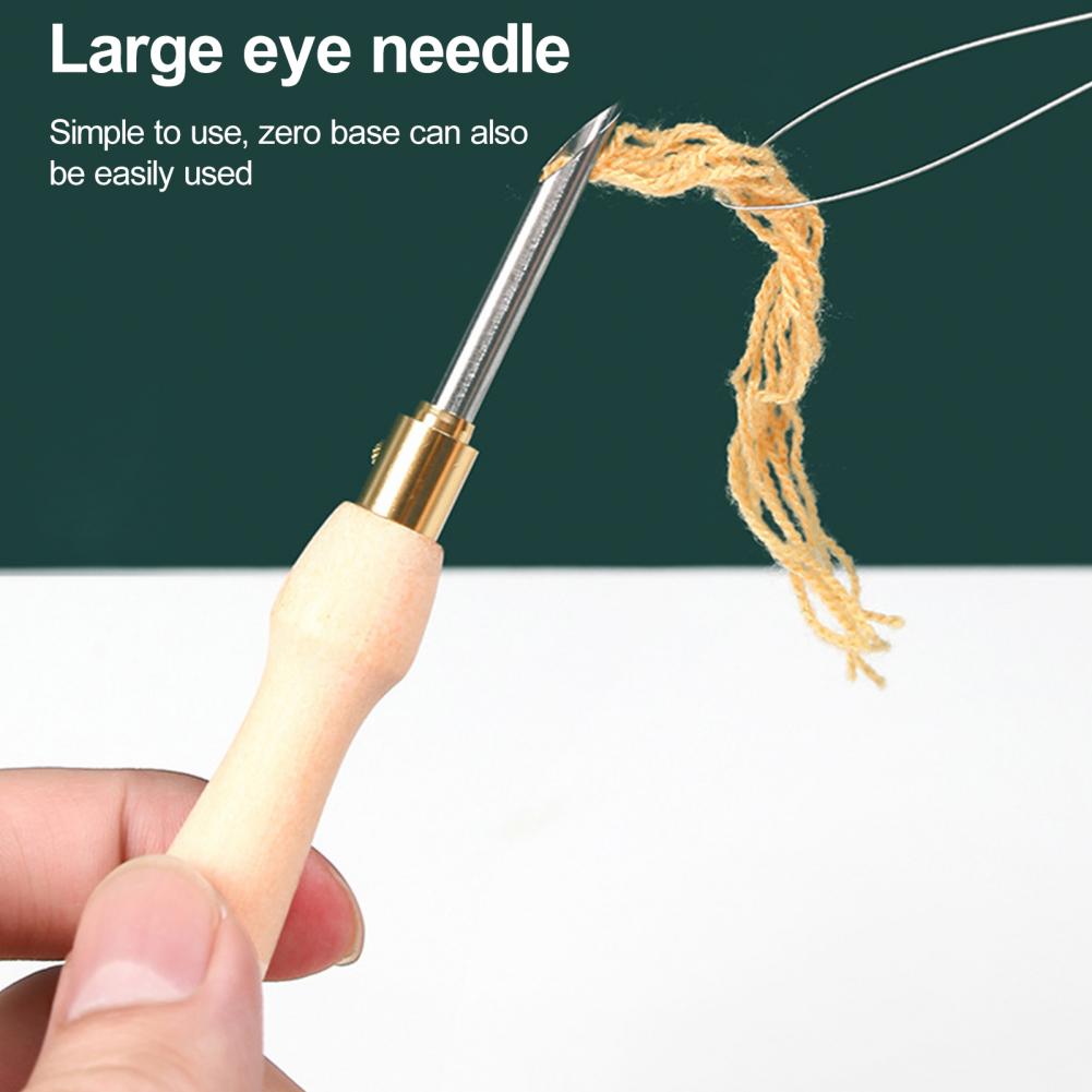 Embroidery Needle Wooden Handl - đánh giá và giá Embroidery Needle