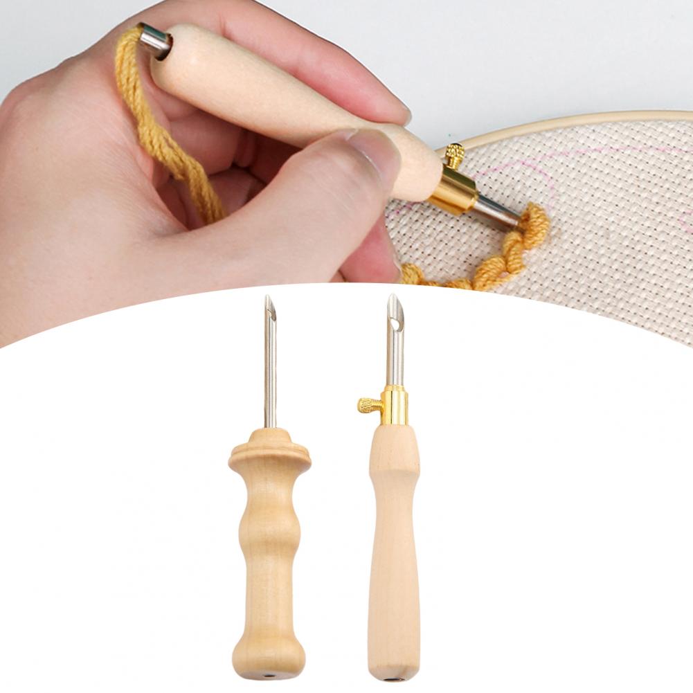 Embroidery Needle Wooden Handl - đánh giá và giá Embroidery Needle