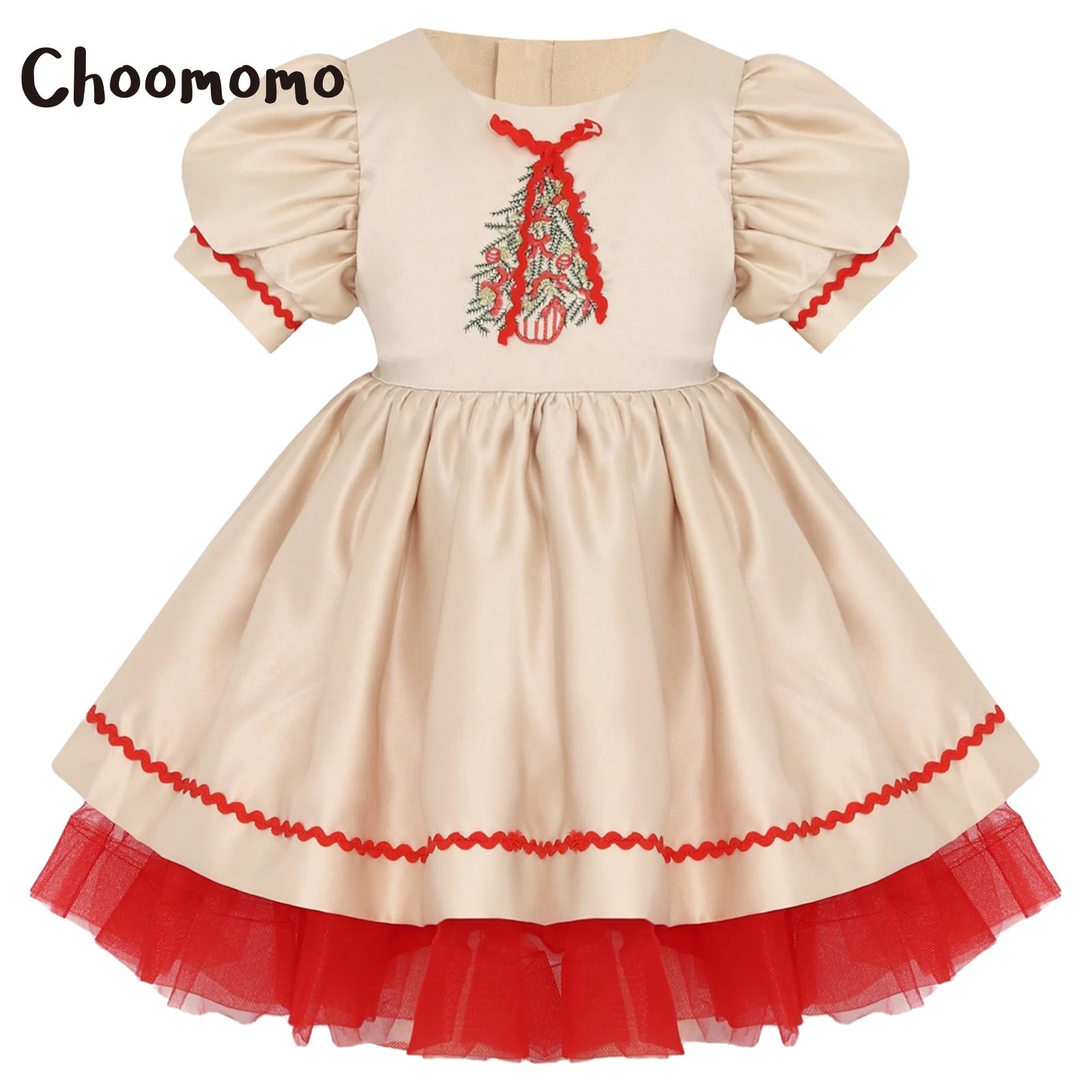 Kids Girls Christmas Santa Dre - đánh giá và giá Embroidery Free Pattern