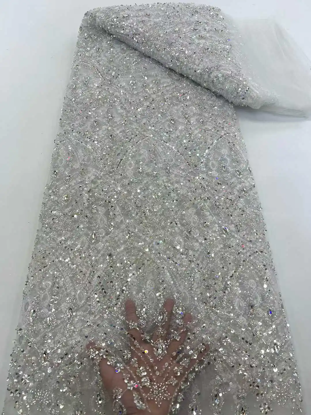 Hot Sale Exquisite Heavy Indus - đánh giá và giá Embroidery Net Dress