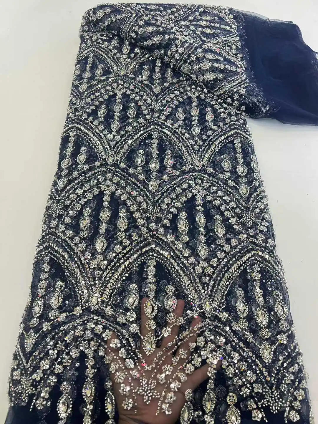 Hot Sale Exquisite Heavy Indus - đánh giá và giá Embroidery Net Dress