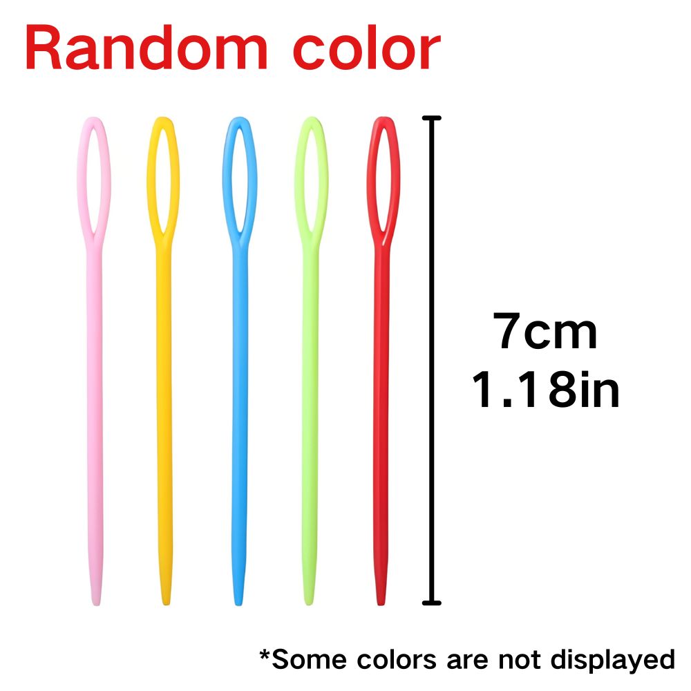 50pcs 7cm Random Color Blunt T - đánh giá và giá Embroidery Needle