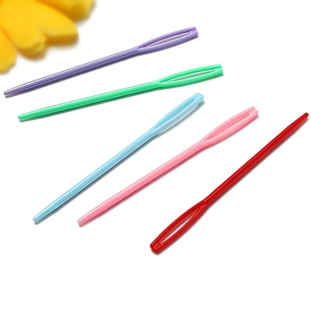 50pcs 7cm Random Color Blunt T - đánh giá và giá Embroidery Needle