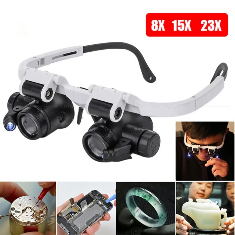 Hands Free LED Headband Magnif - đánh giá và giá Embroidery Viewer