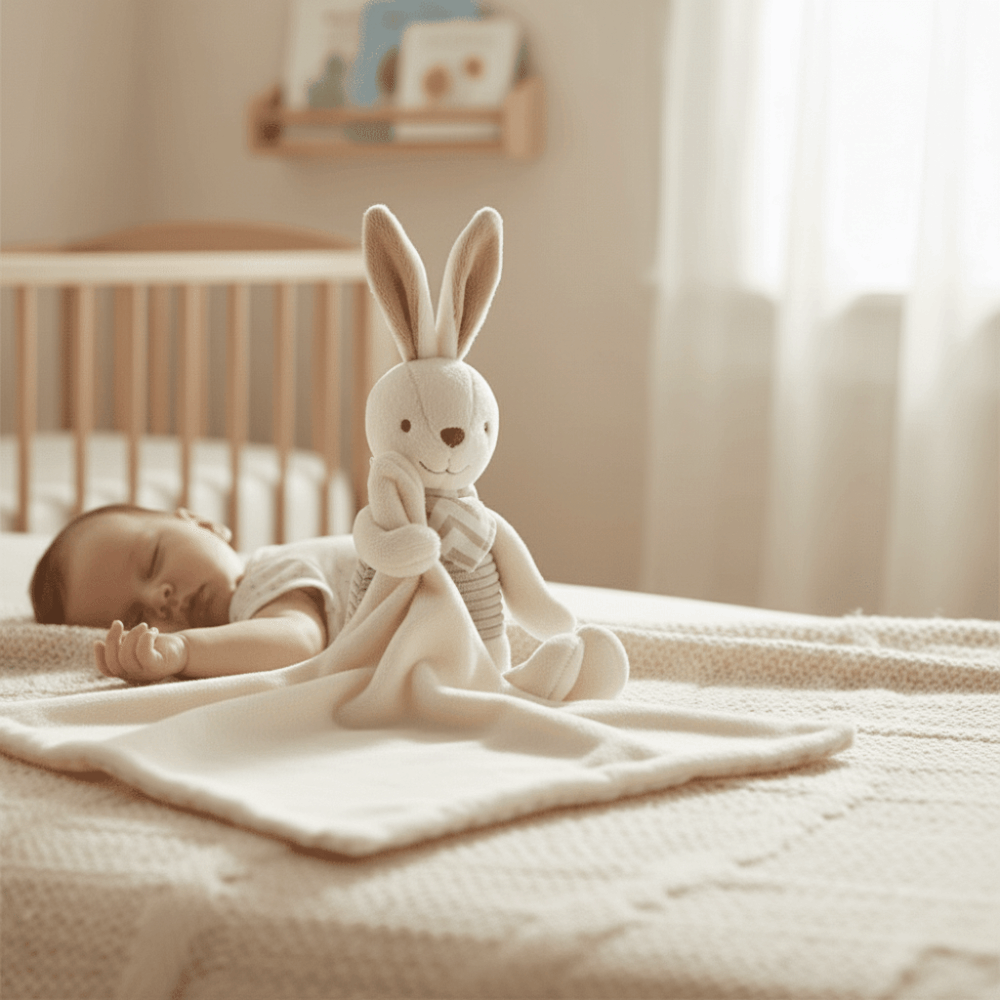 Square Shape Baby Rabbit Comfo - đánh giá và giá Embroidery Rabbit