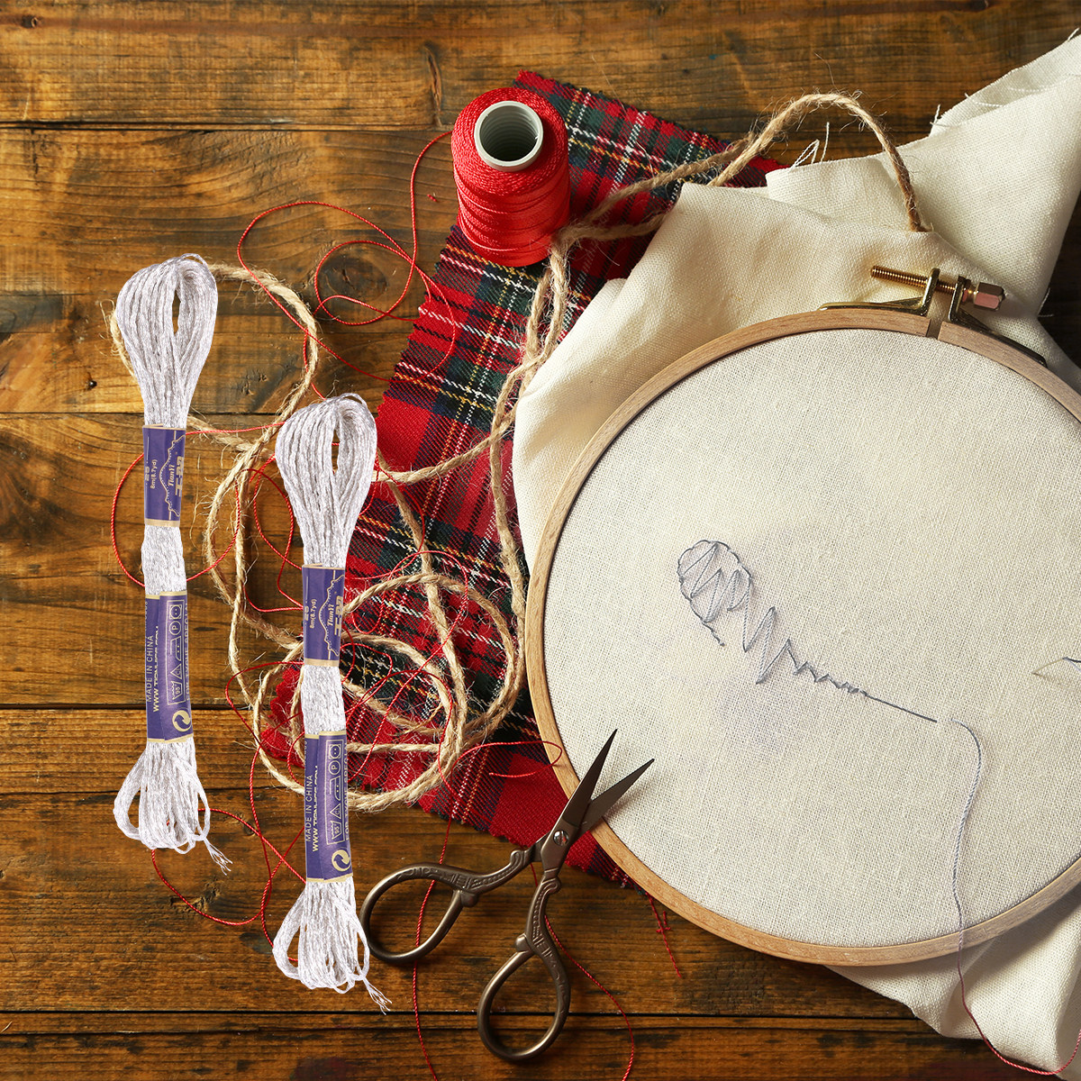 12Pcs Metallic Sewing Thread S - đánh giá và giá Embroidery Kit Set