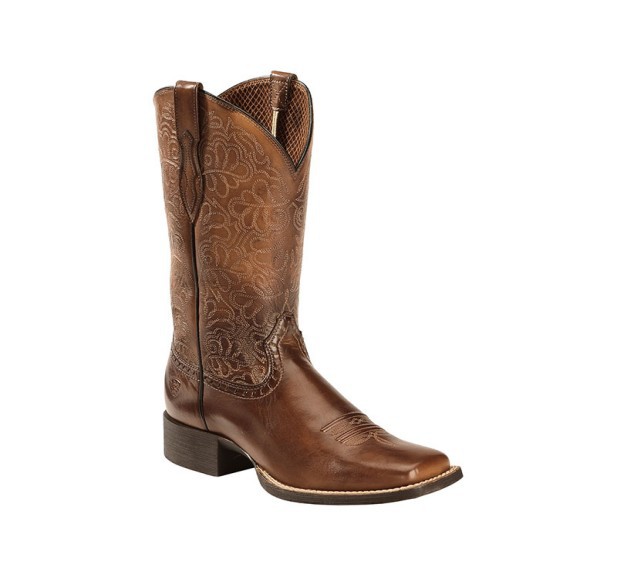 Men's Brown Leather Cowboy Boo - đánh giá và giá Embroidery Free Pattern