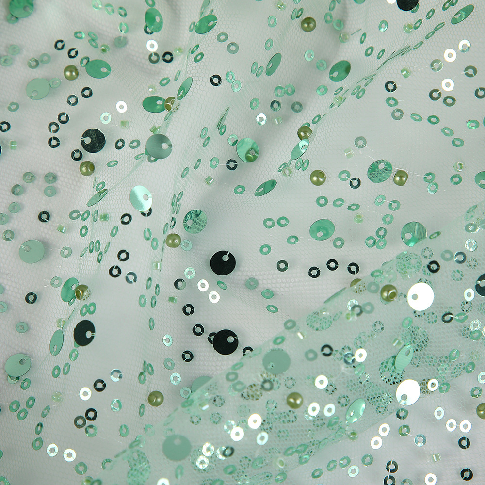 40 Colors 3mm 7mm Shinny Spark - đánh giá và giá Embroidery Net Dress