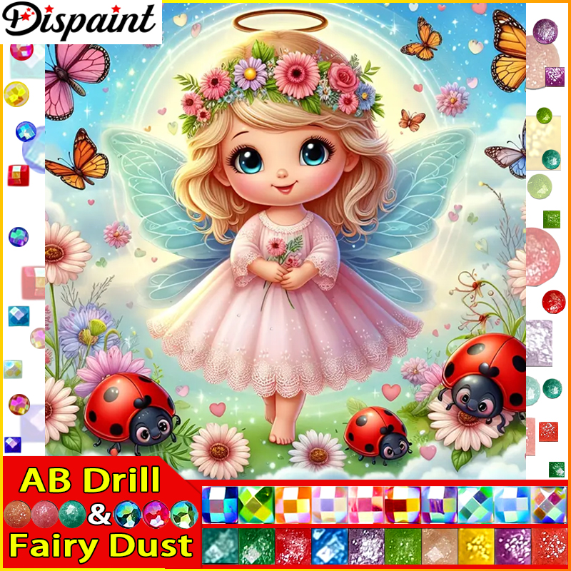 Dispaint Fairy Dust AB Full Di - đánh giá và giá Embroidery Lady Bug