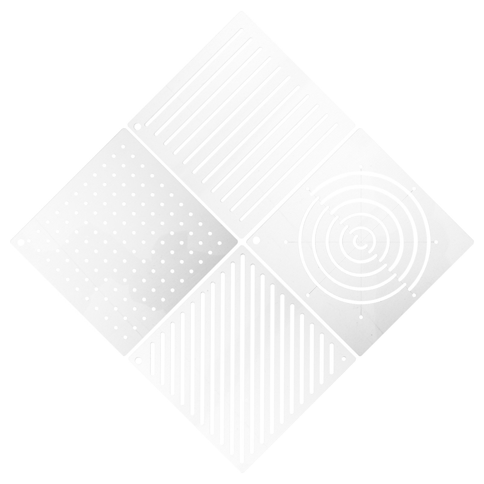 4Pcs Acrylic Quilting Template - đánh giá và giá Embroidery Free Pattern