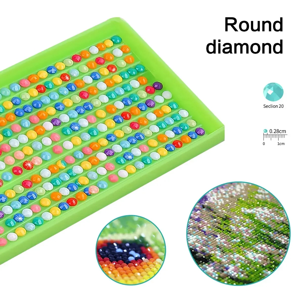 1pc frameless  5D DIY Diamond  - đánh giá và giá Embroidery Kit Set