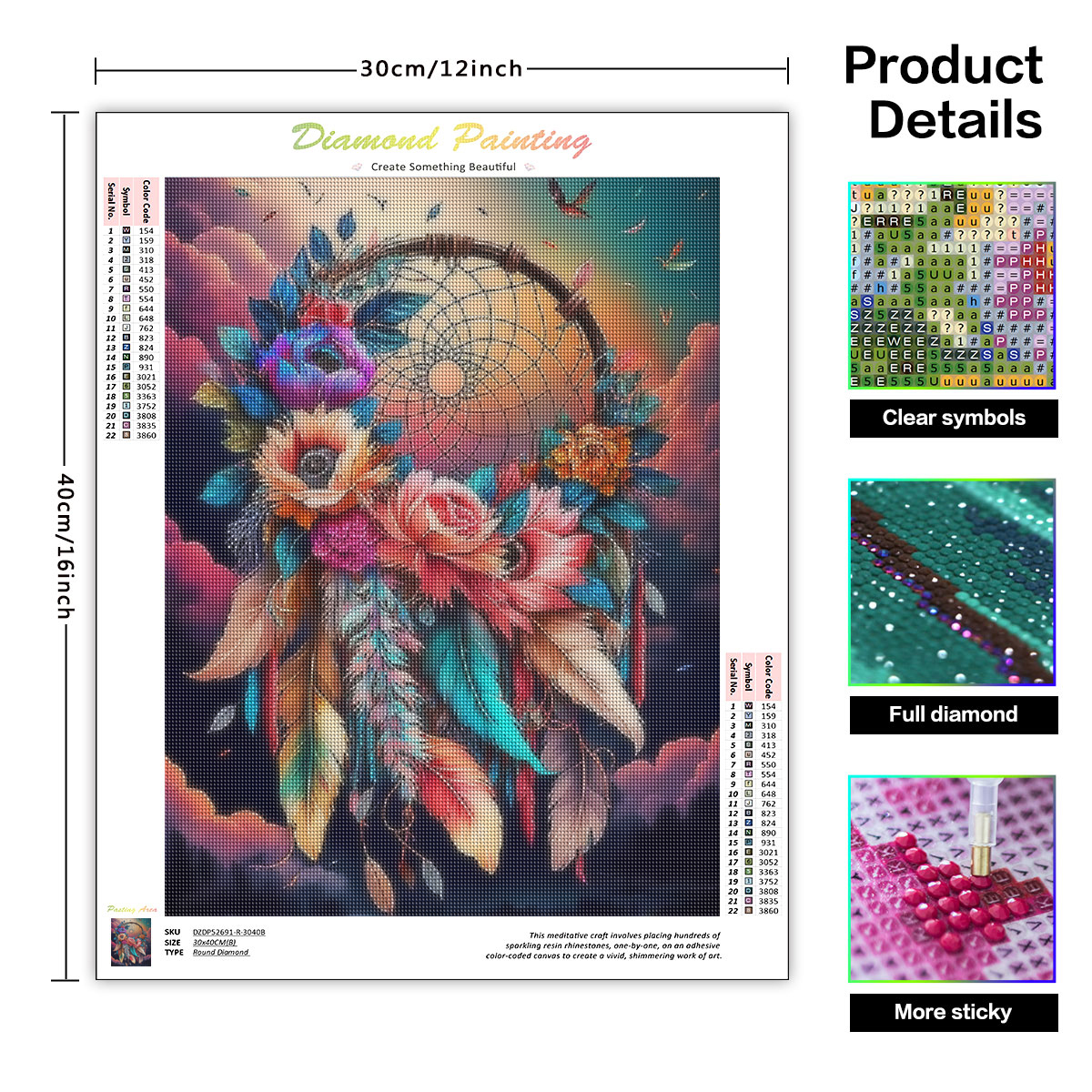 Frameless, Diamond Painting Dr - đánh giá và giá Embroidery Kit Set