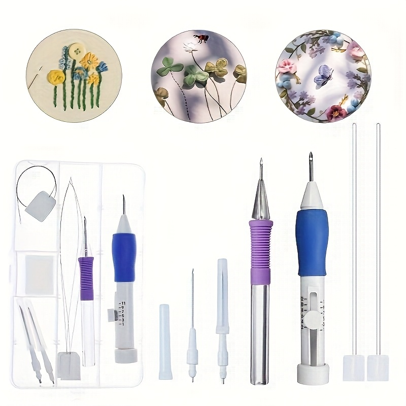 7-Piece Embroidery Punch Needl - đánh giá và giá Embroidery Kit Set